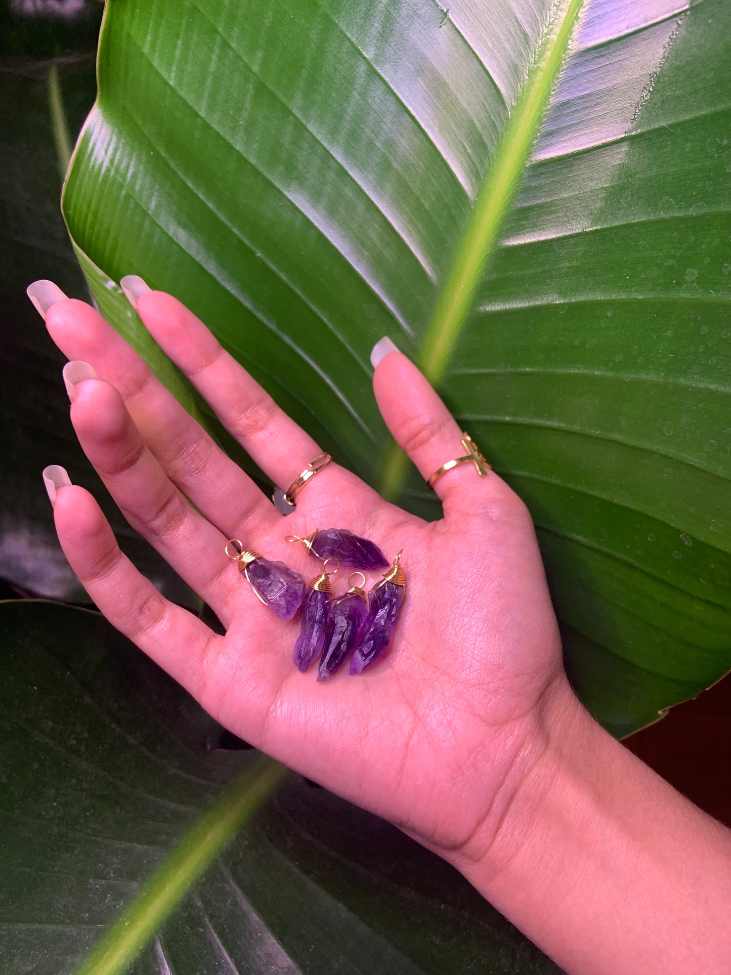 Wire Wrapped Amethyst Crystal