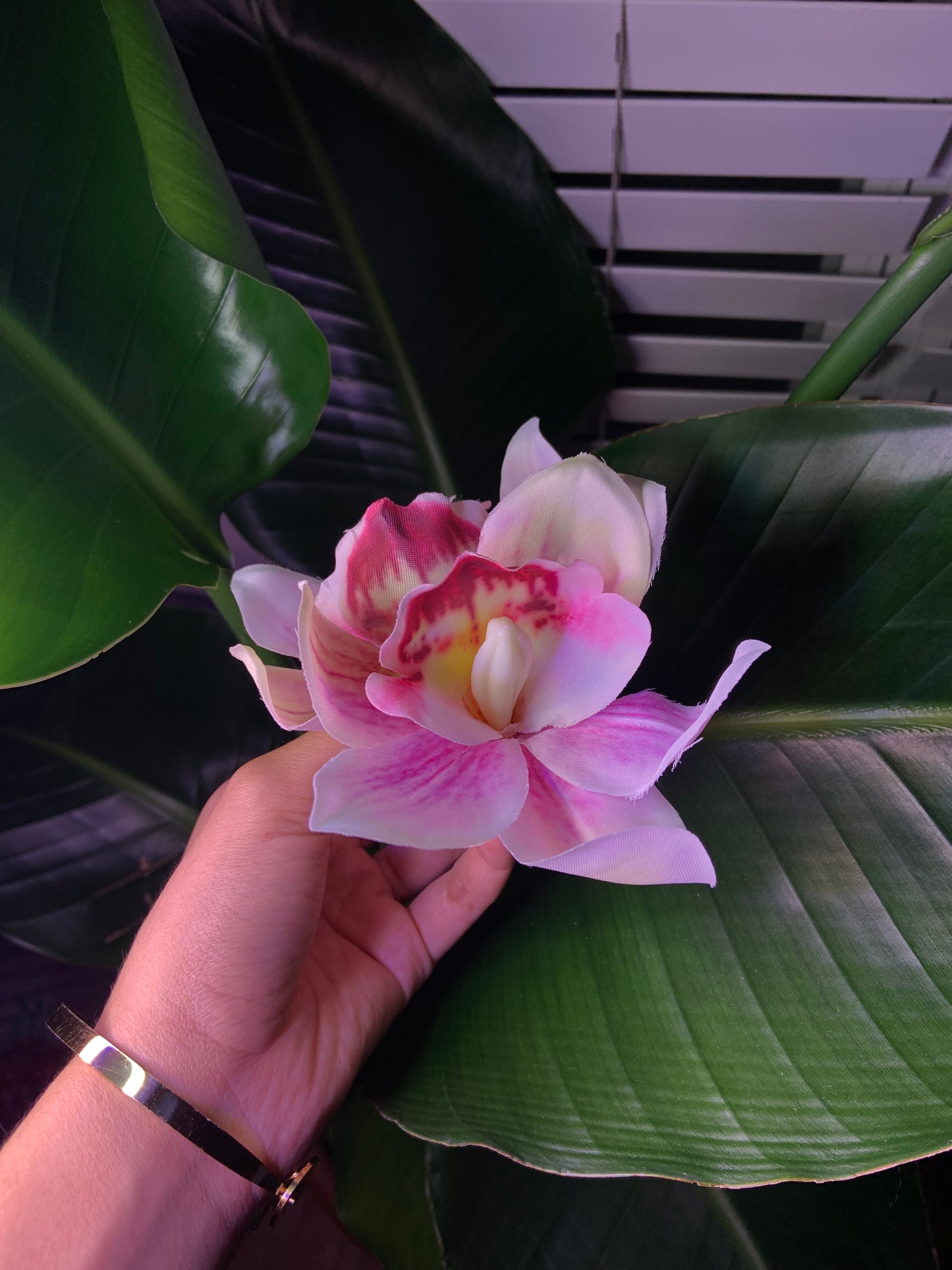 Two pink flowers (Hair clip)