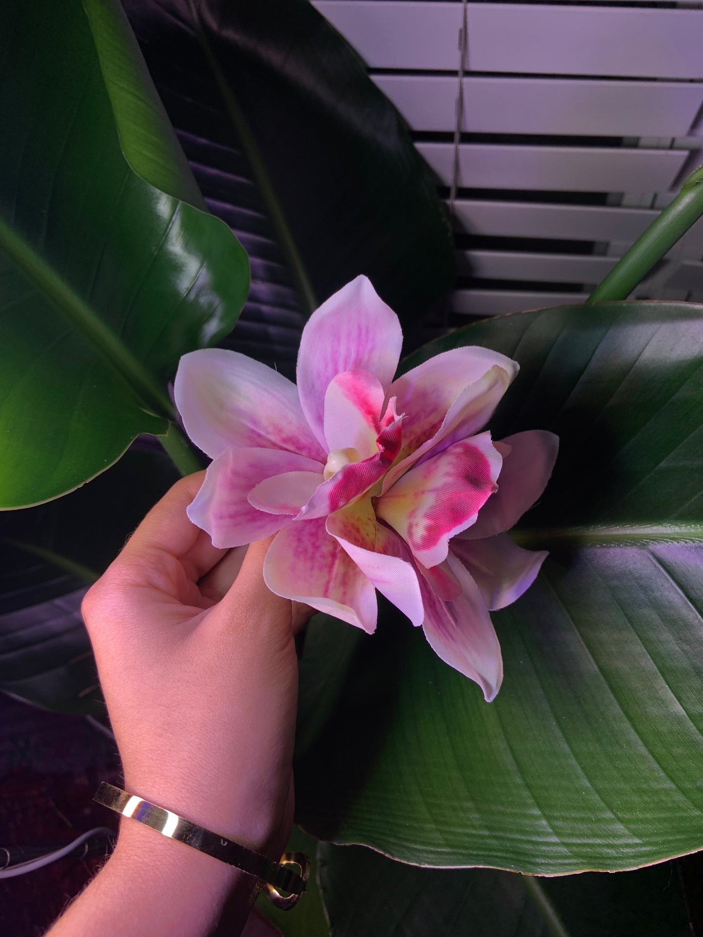 Two pink flowers (Hair clip)