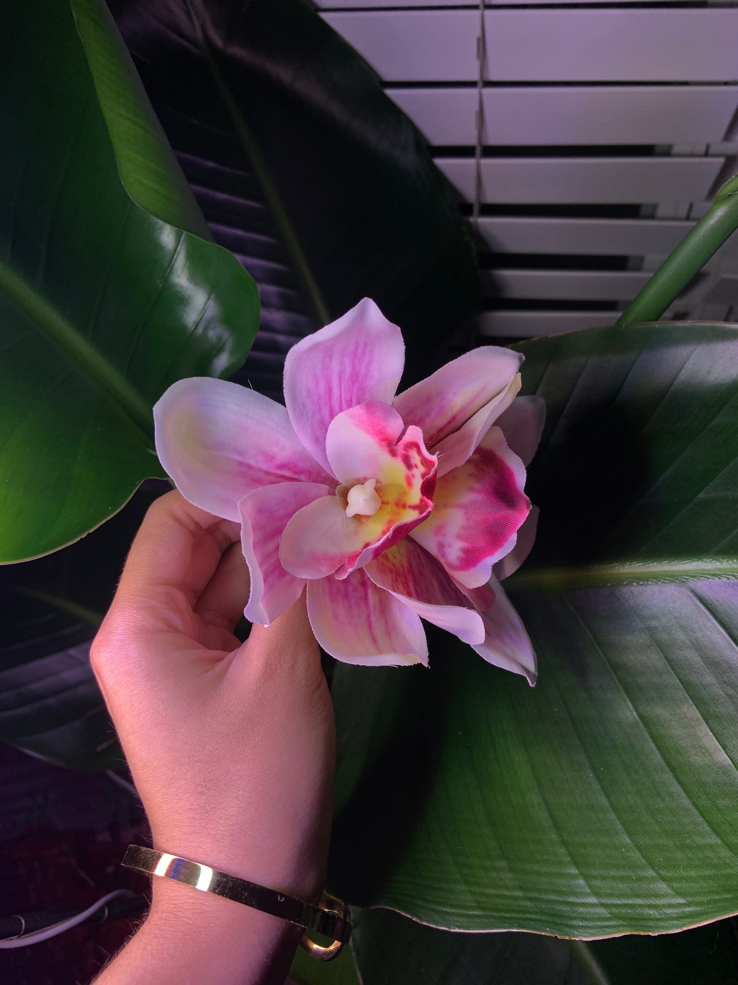 Two pink flowers (Hair clip)