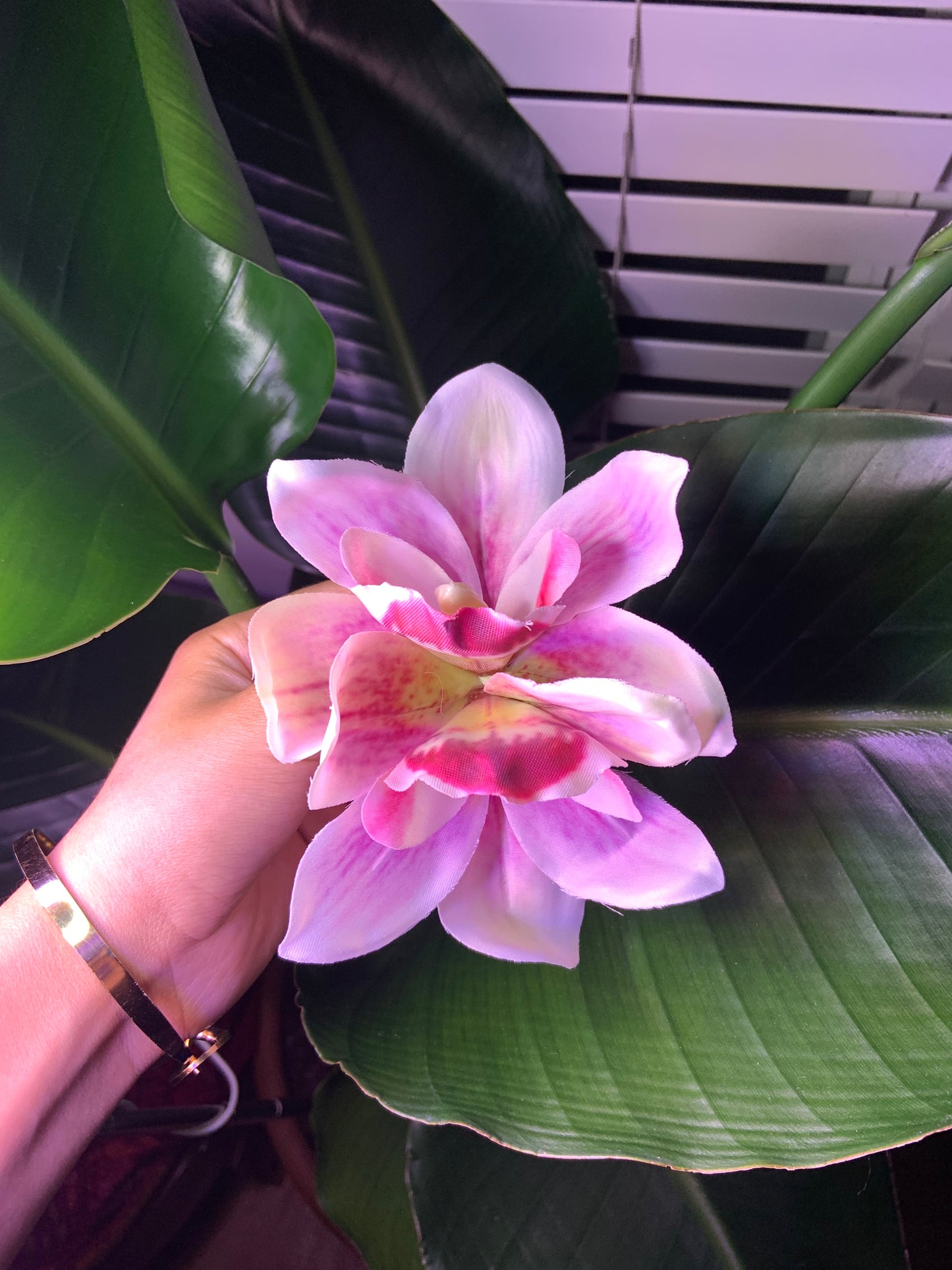 Two pink flowers (Hair clip)