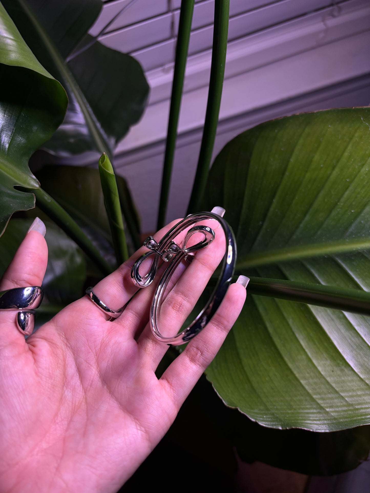Silver Ankh Bracelet Cuff