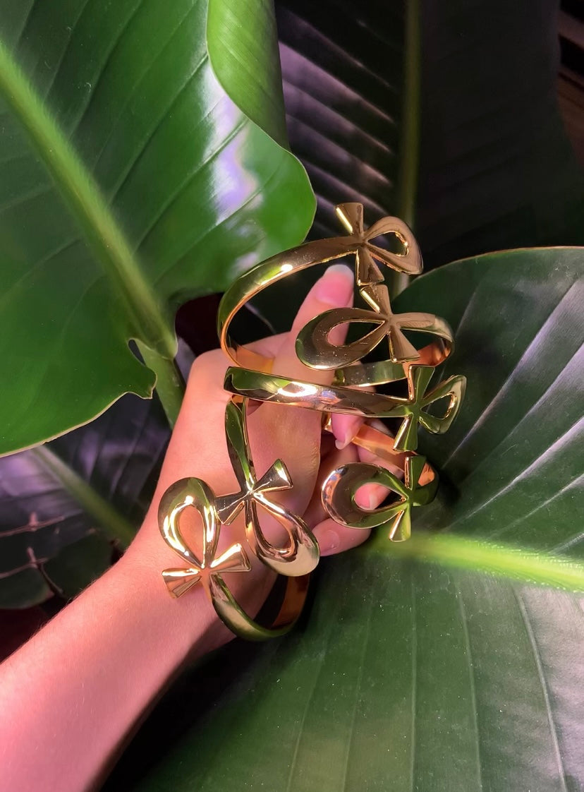 Ankh multi-use bangle/arm cuff